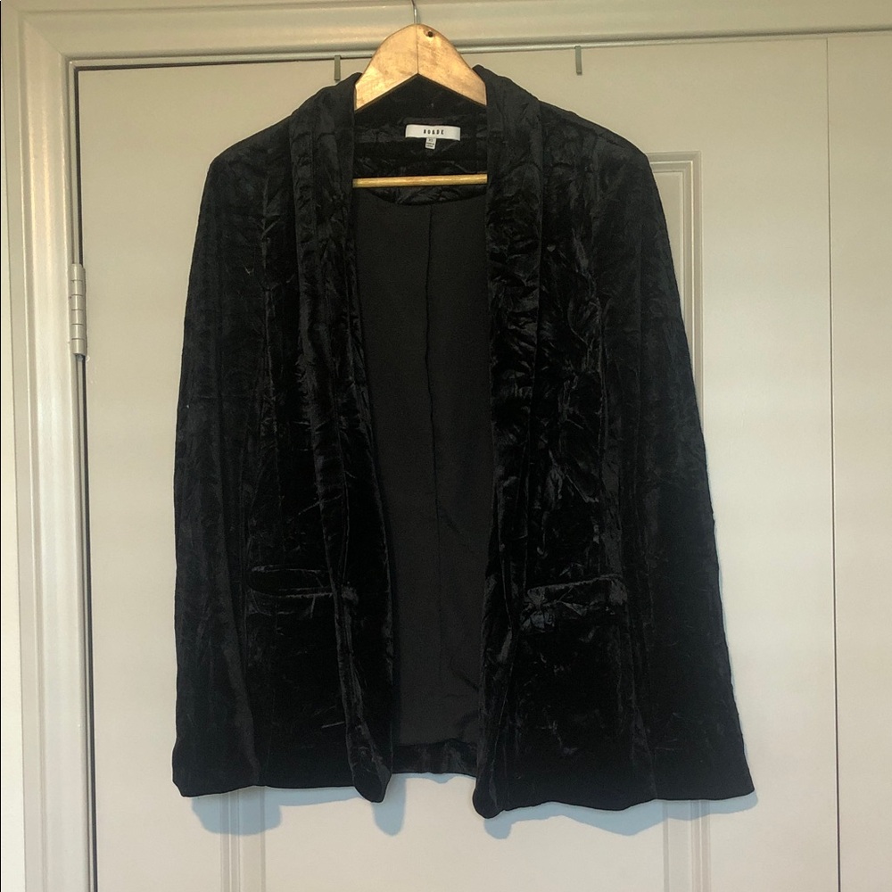 Black Velvet Blazer
